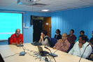 Dr. Kalika Bali  giving presentation in conference hall