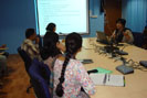Dr. Kalika Bali  giving presentation in conference hall