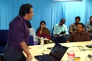 Dr. Niladri Sekhar Dash giving presentation